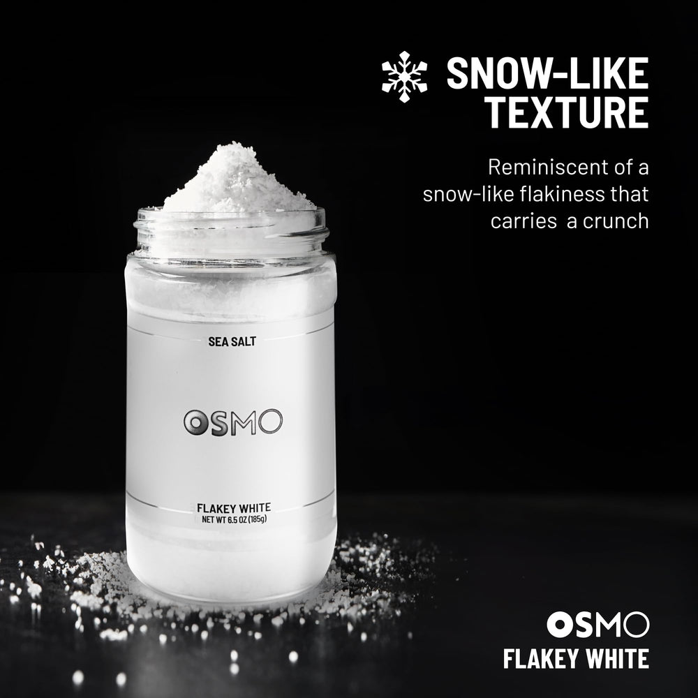 osmo overhead flatlay of all five jars for pantry organization and cooking versatility