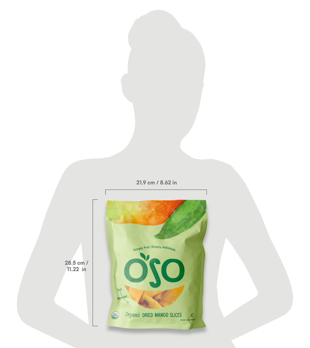 Oso Snacks hand-picked mango slices preserve authentic tropical flavor
