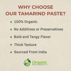 OSR Organic Tamarind Paste label closeup shows organic quality