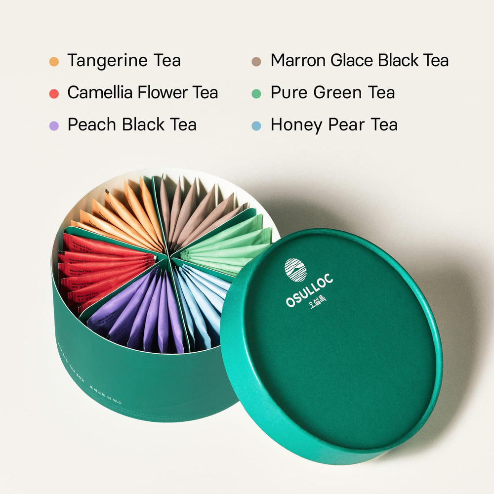 Osulloc For:rest Tea Box gift-ready packaging for celebrations