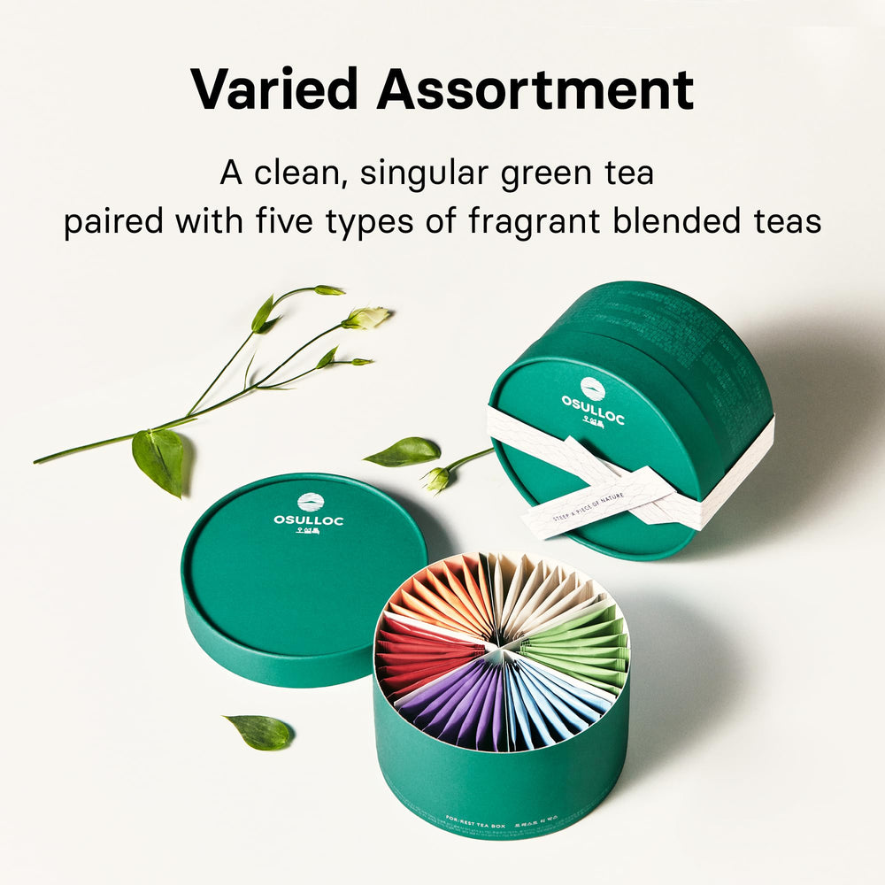Osulloc For:rest Tea Box Hanbok-inspired design adds cultural gifting touch