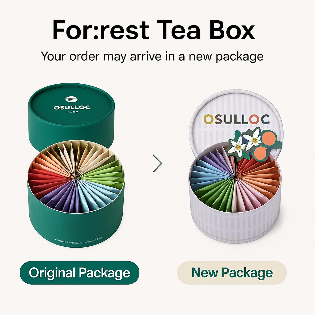 Osulloc For:rest Tea Box six types packs, perfect for a tea party