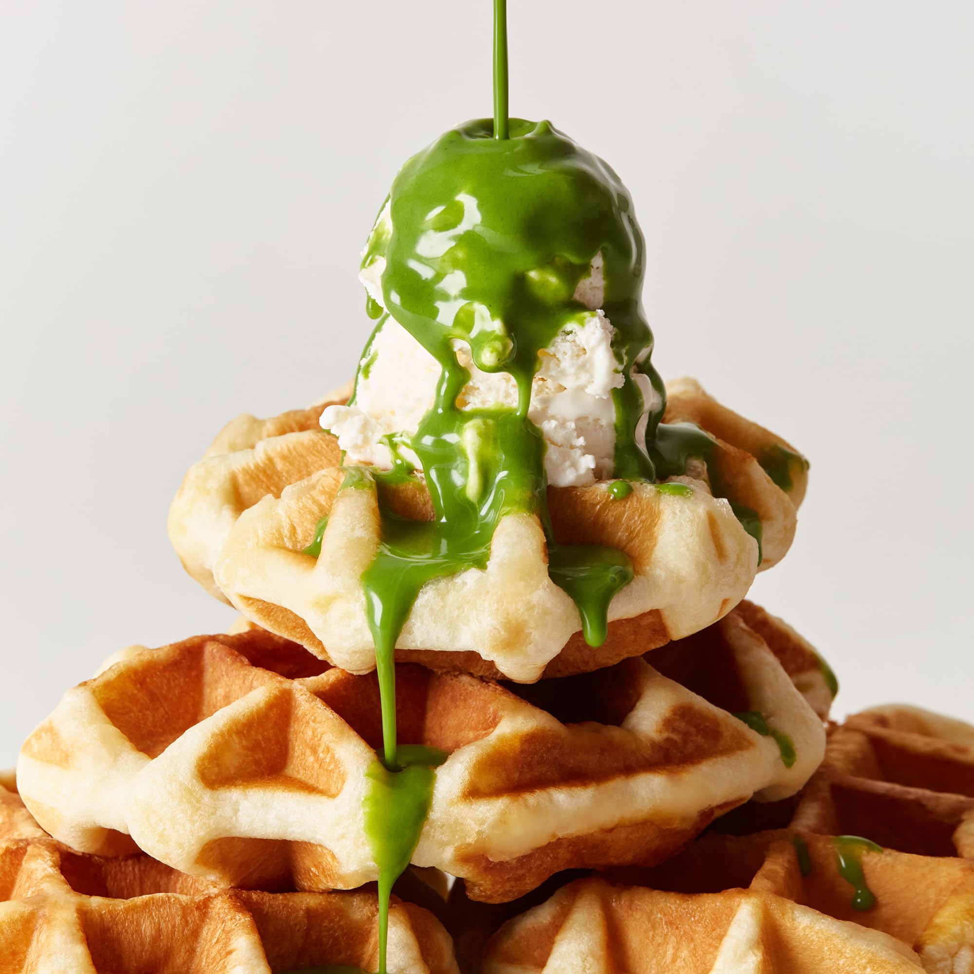 Osulloc Green Tea Milk Spread on bread adds flavorful richness.