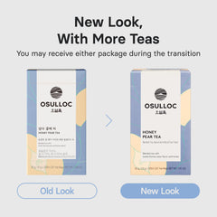 Osulloc Honey Pear Tea aroma highlighting pear and honey notes.