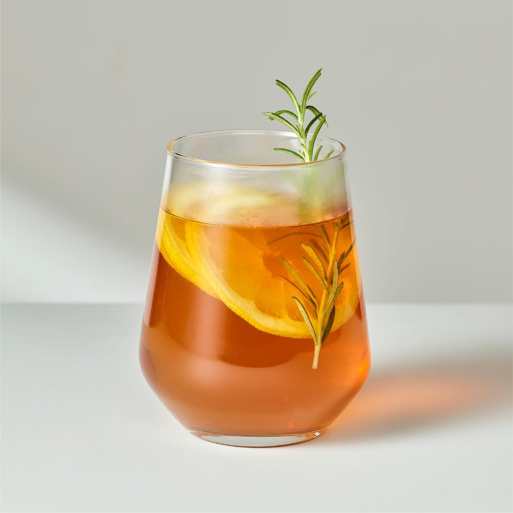 Osulloc iced tea serve presents a refreshing cold cup on warm days.