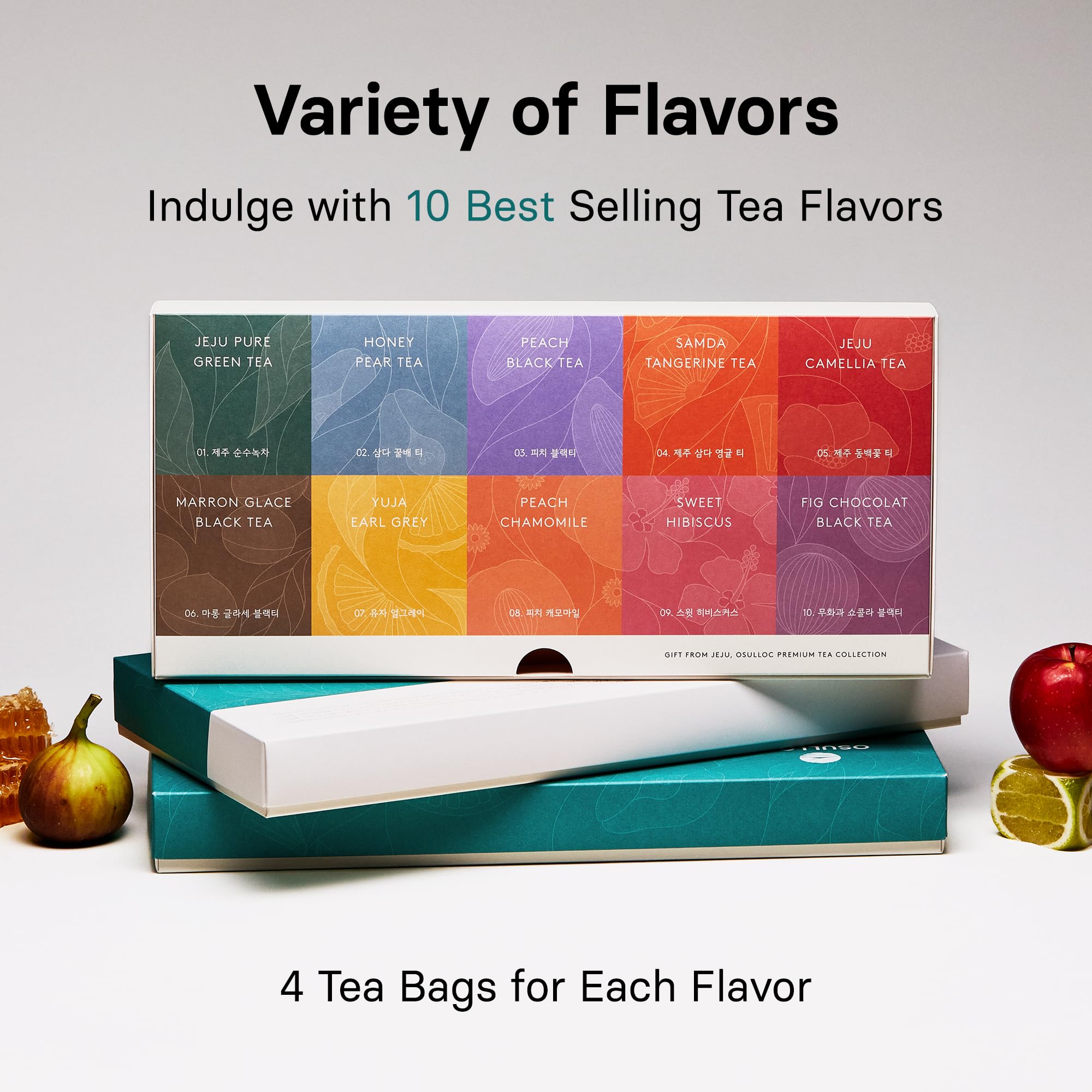 OSULLOC individually sealed tea bags preserve freshness in every cup.