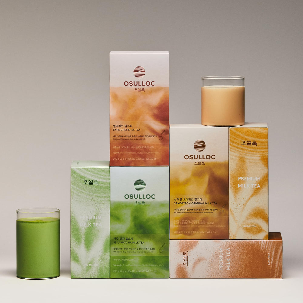 Osulloc Matcha Milk Tea aroma-filled brew in minutes.