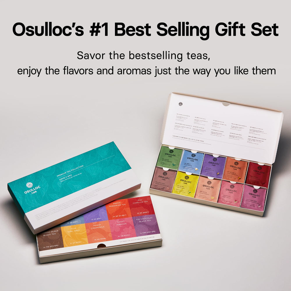 OSULLOC Jeju tea leaves from Jeju Island deliver bright, nuanced notes.