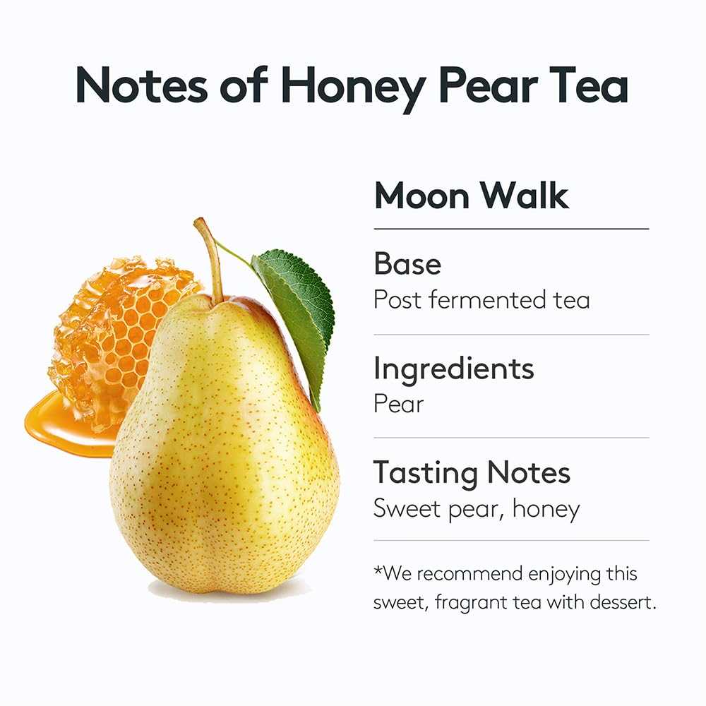 Hot brew or iced serve options for Osulloc Moon Walk Tea.