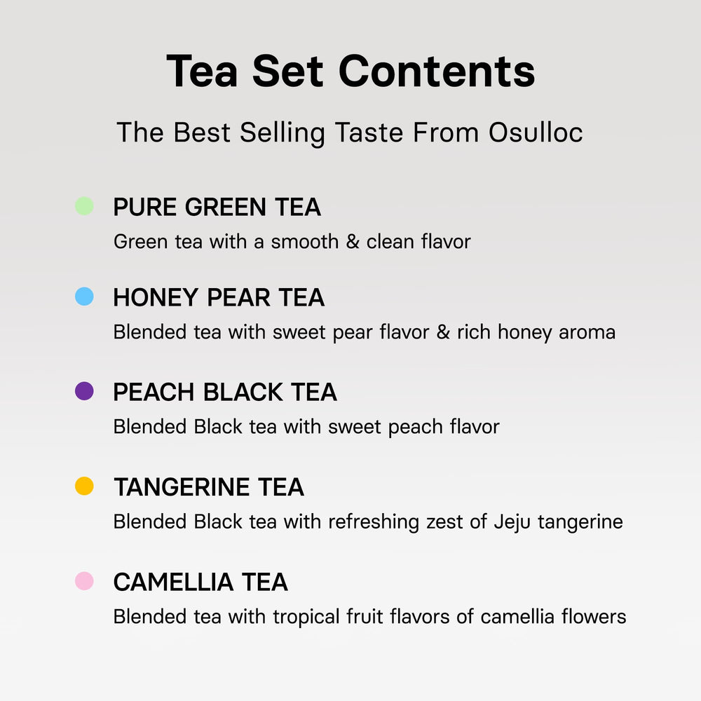 OSULLOC brew setup demonstrates an easy tea making ritual.
