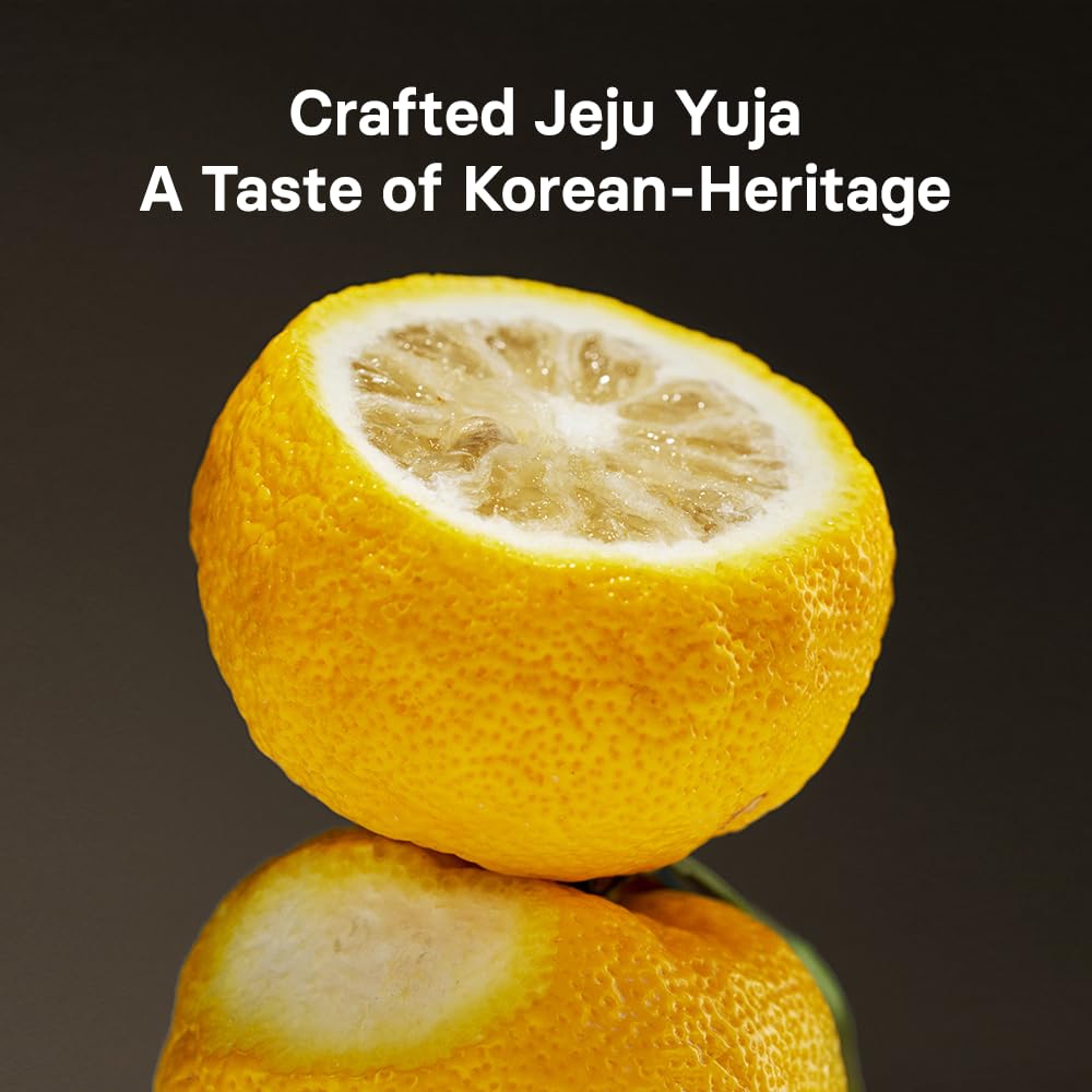 Osulloc yuzu peel powder in bowl hints bright citrus notes.