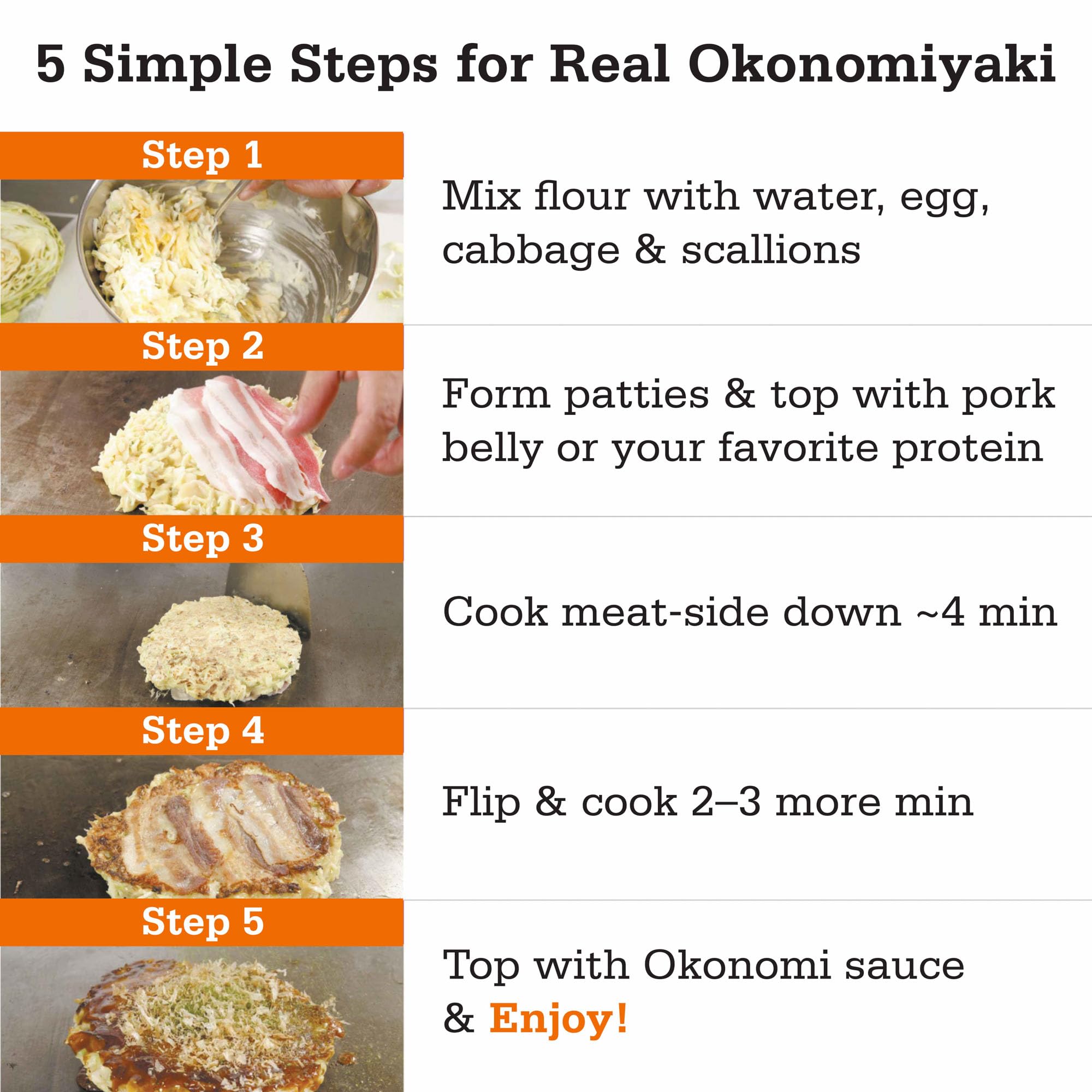 12-serving bag ready for family meals with Otafuku flour.