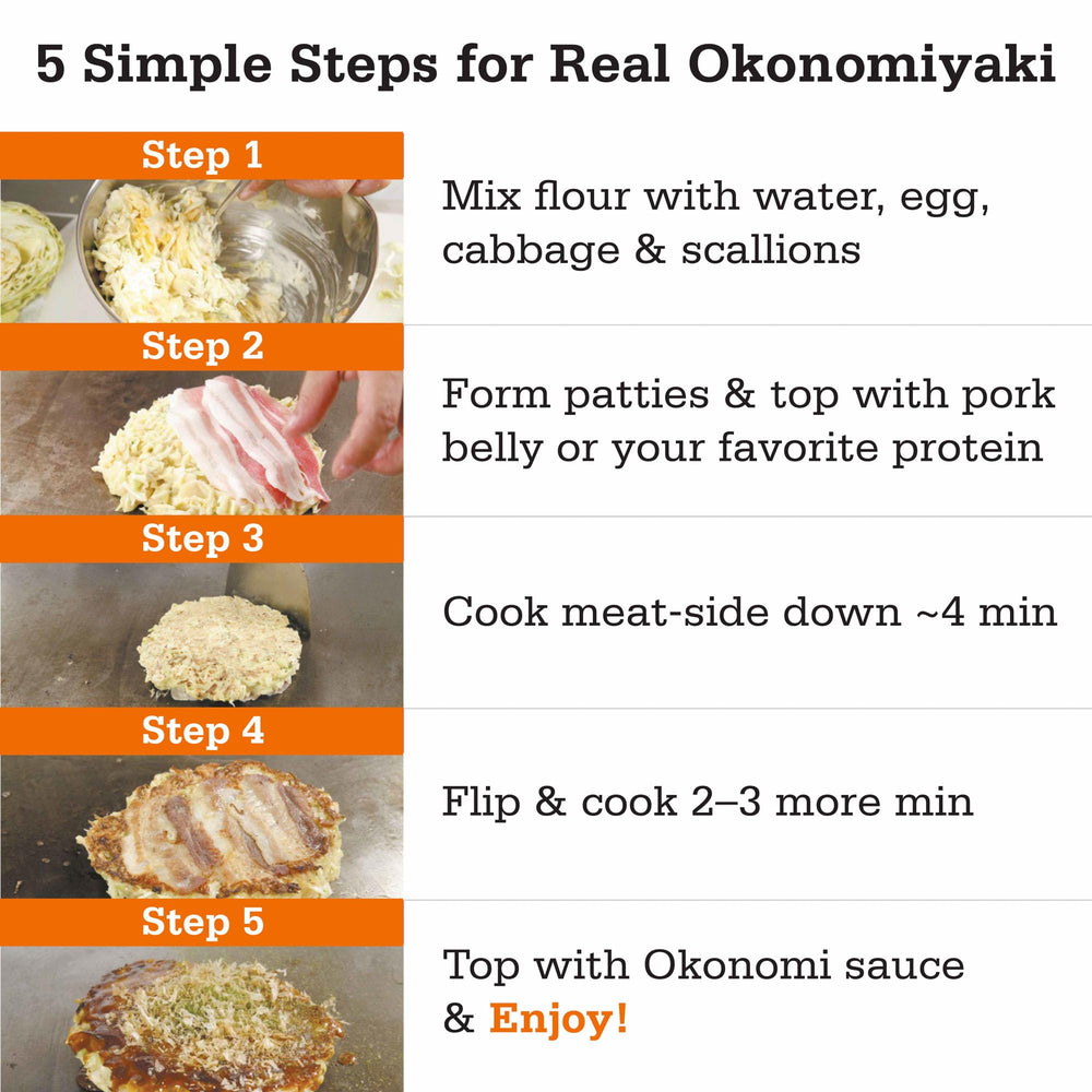 12-serving bag ready for family meals with Otafuku flour.