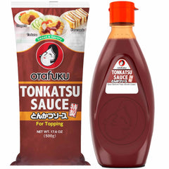 Otafuku Tonkatsu Sauce bottle 500g with glossy glaze for pork cutlets