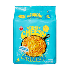OTOKI Cheesy Ramen pack shot showing a four-serving multi-pack for quick meals