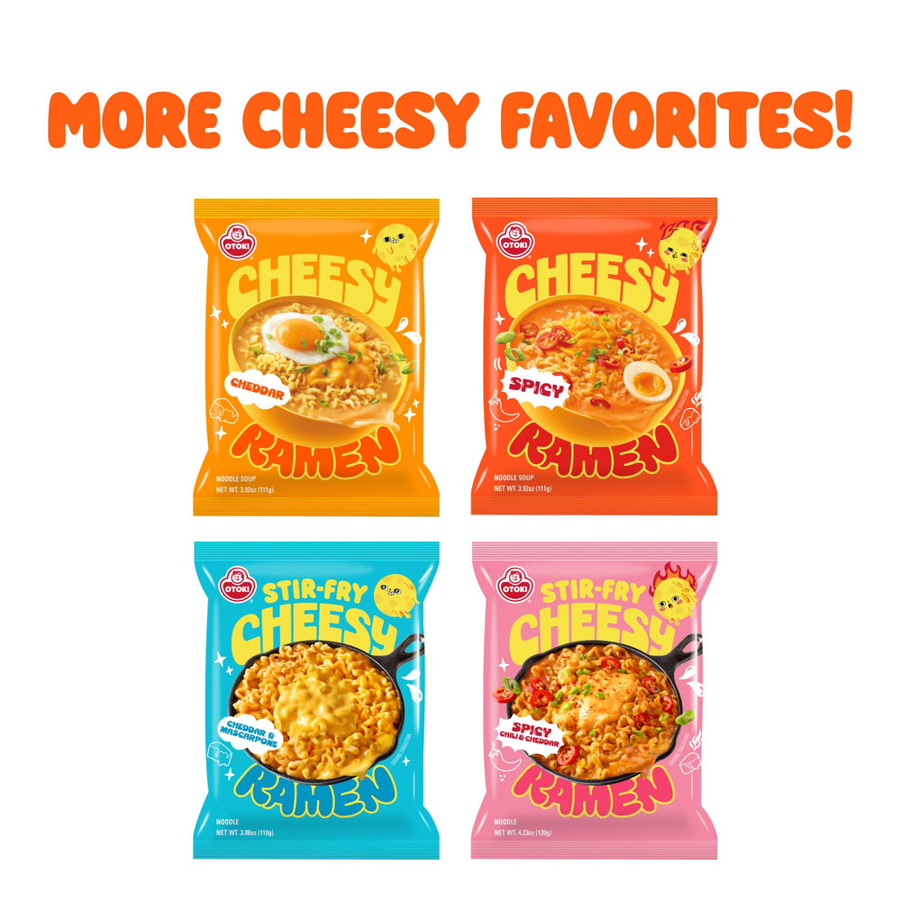 OTOKI Cheesy Ramen ready-to-serve scene invites quick satisfaction with minimal prep.