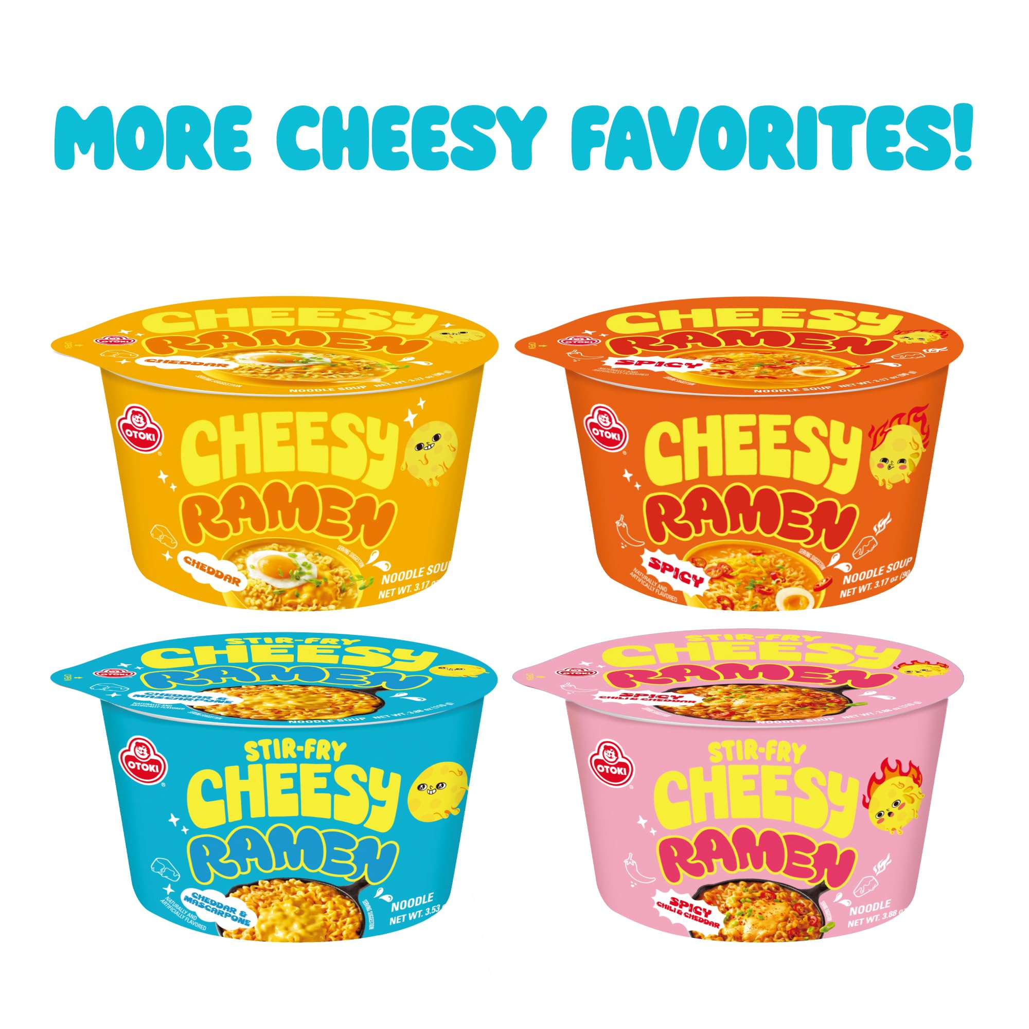 OTOKI plated cheesy ramen steaming with rich cheese melt.