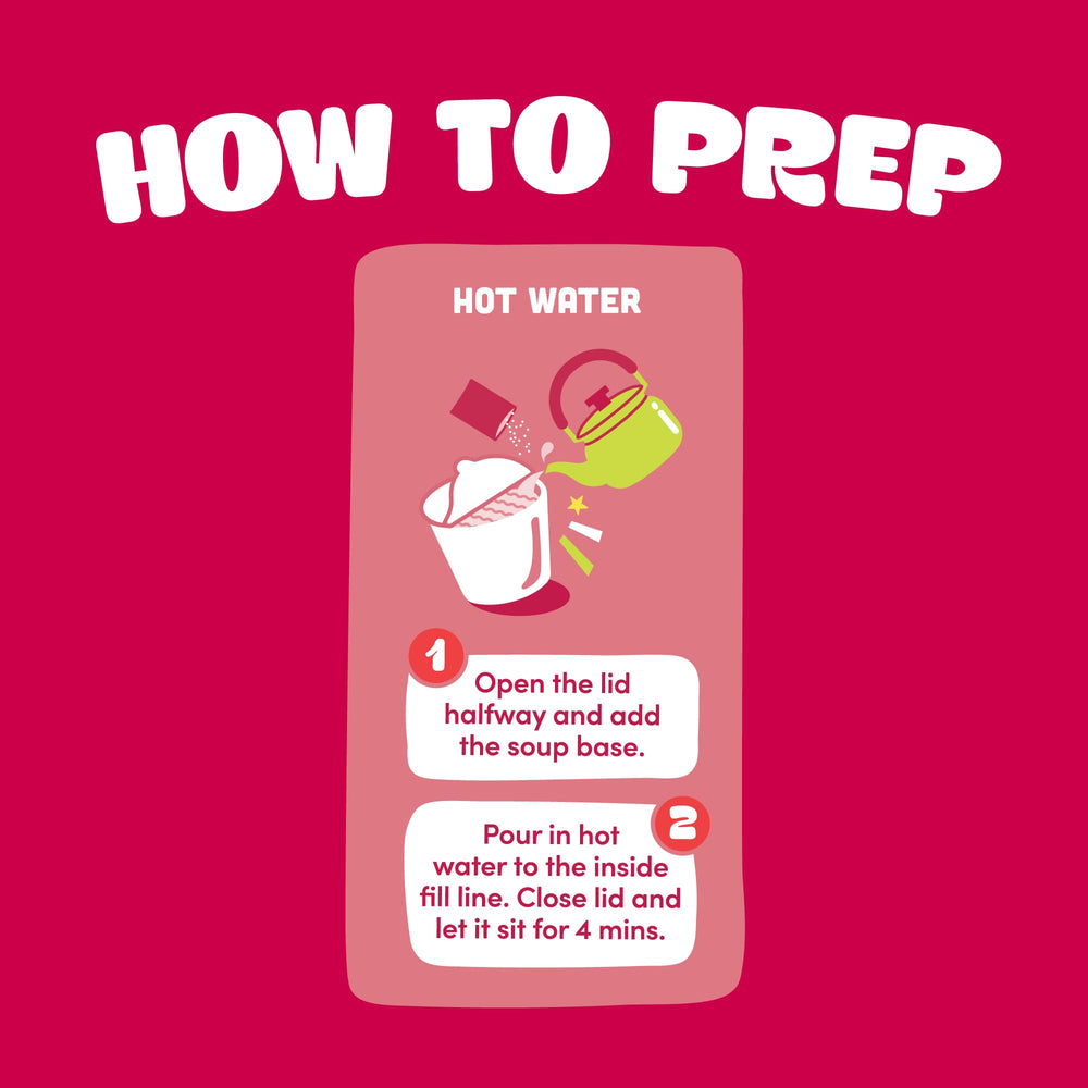 OTOKI ready-in-4-minutes cup for quick meals during work or study.