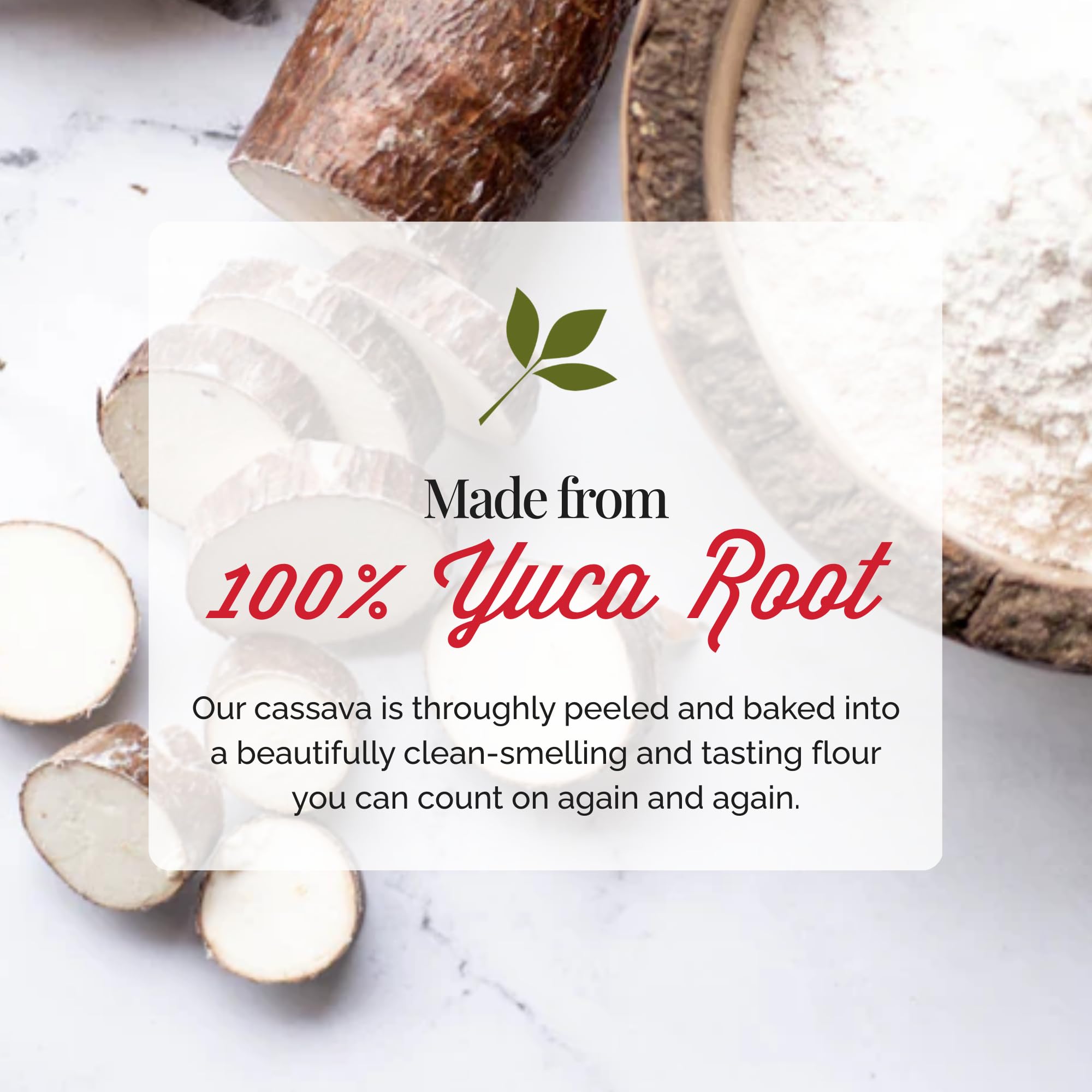 Light, bread-like bake using Otto's cassava flour on a loaf.