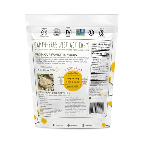 Otto's Naturals cassava flour pizza crust delivers bread-like bite