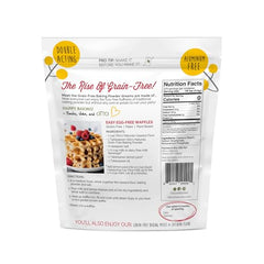 Otto's Naturals double-acting baking powder action for taller, fluffier results.