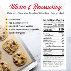 Otto's Naturals top 9 allergen-free seal on the box