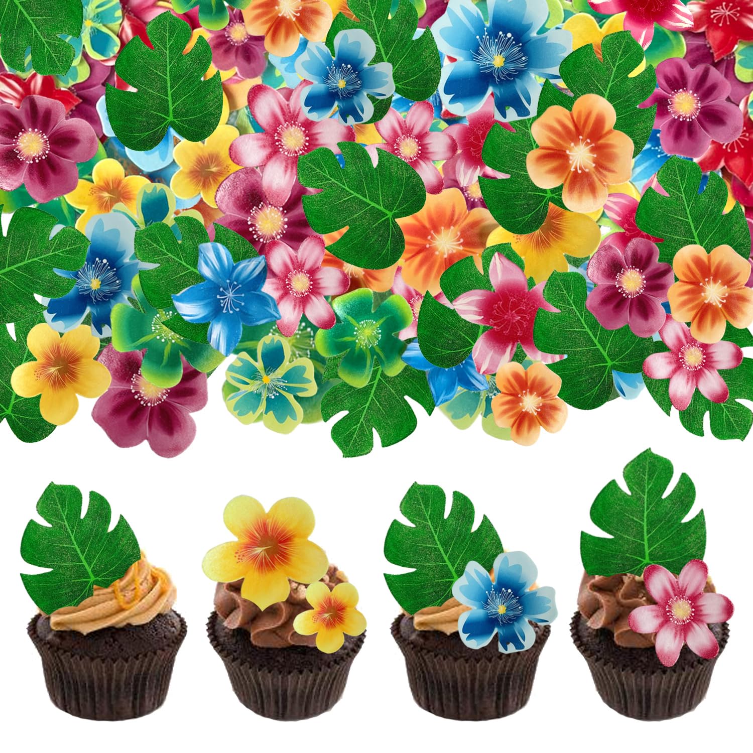 OUPUPA edible leaf turtle leaf decoration on a cake for realistic greenery