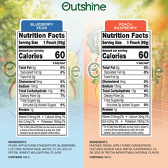 Outshine Fruit & Yogurt Smoothie pouch pour shows easy, on-the-go enjoyment.