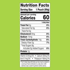 Outshine Smoothie Apple-Pear fruit yogurt pouch offers quick, flavorful nourishment