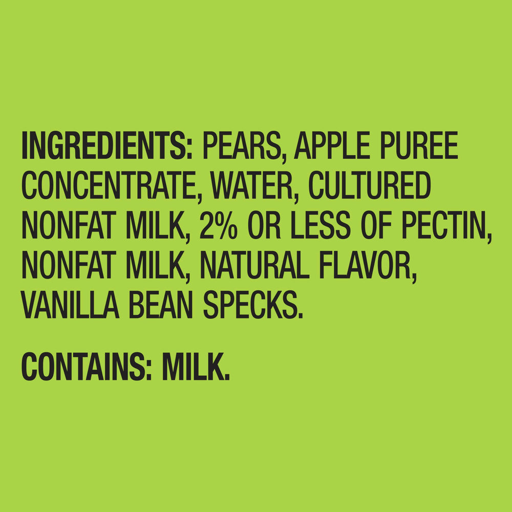 Outshine Nonfat Yogurt with Vanilla Beans pouch delivers creamy texture