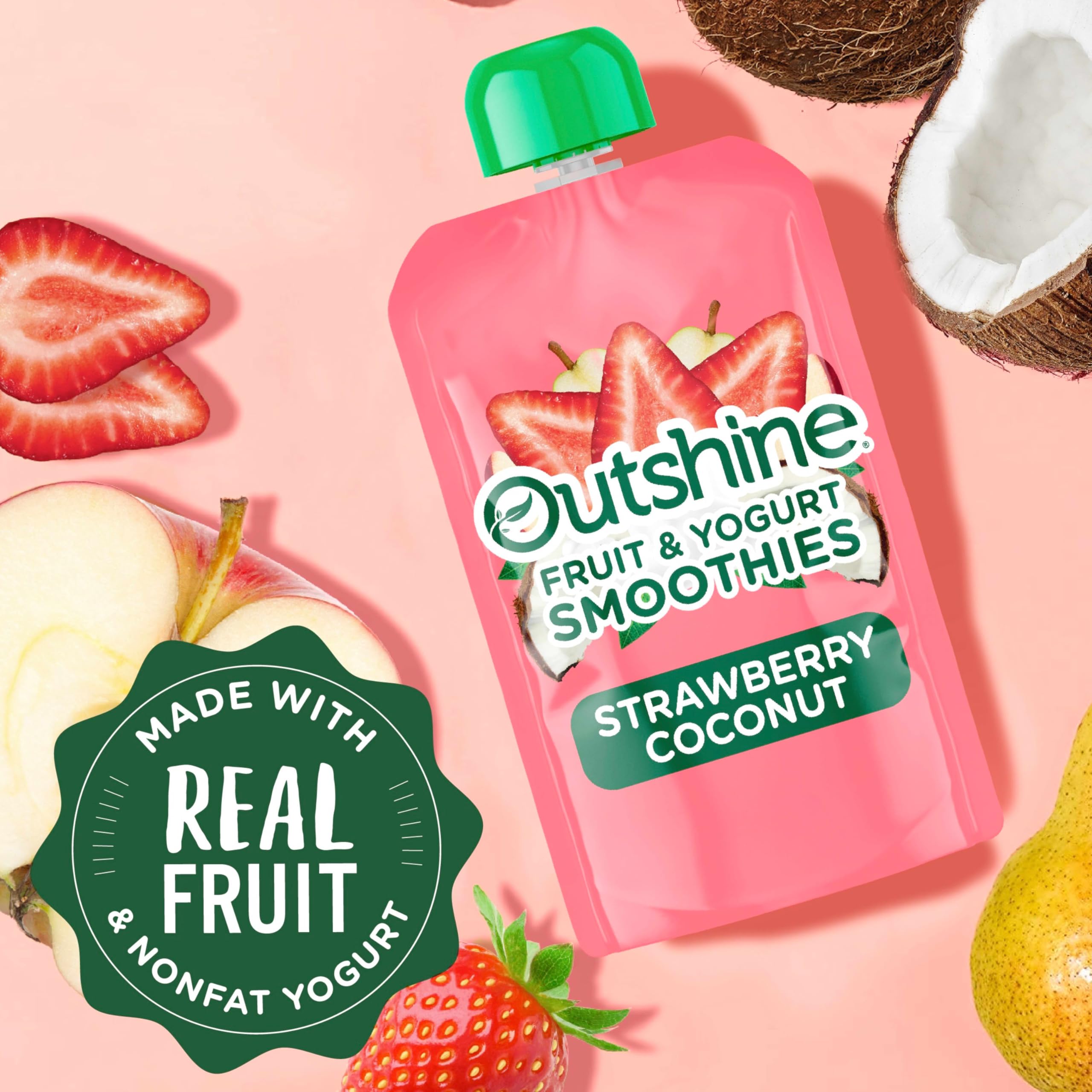 Outshine nutrition label shows less than 10g sugar per serving.