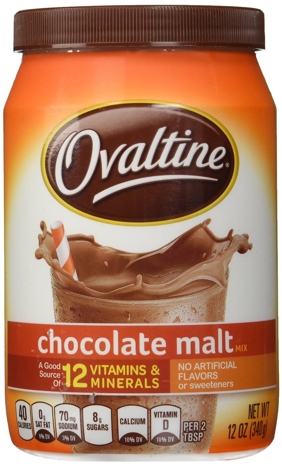 The Ovaltine Chocolate Malt 3-pack offers a versatile malt drink mix for hot or cold beverages.