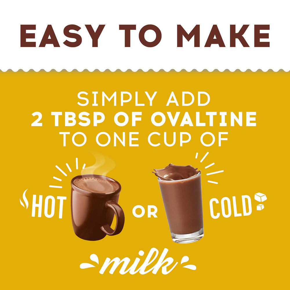 Ovaltine Classic Malt as an ice cream topping for dessert depth.