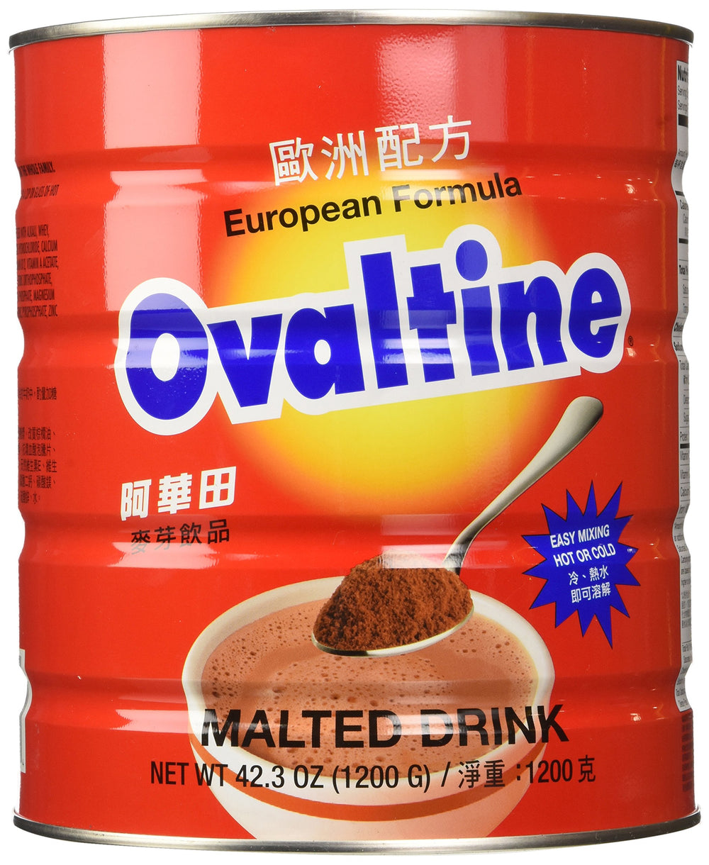 Ovaltine malt mix 1200g measuring cup for easy, versatile drinks