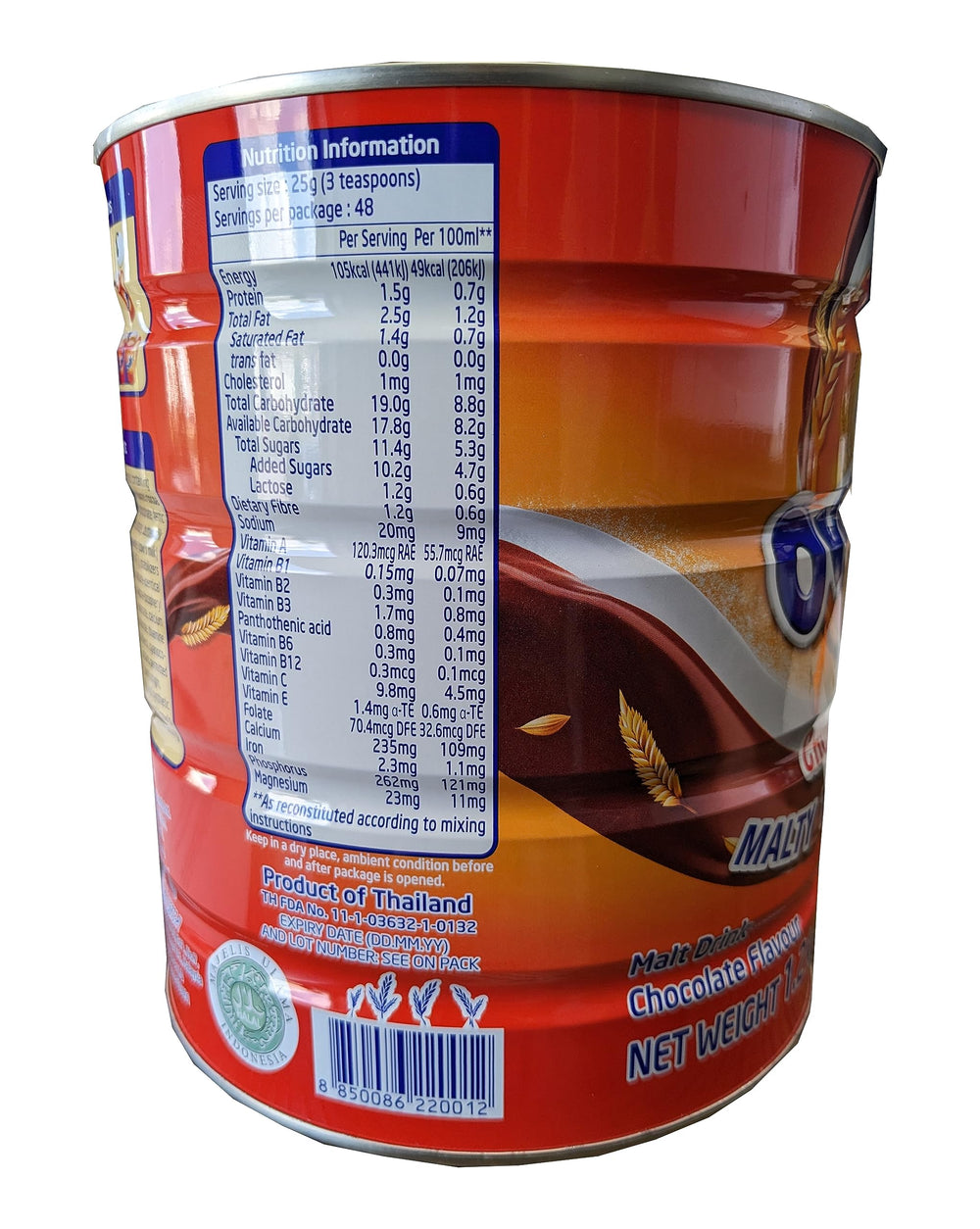 Ovaltine Malt Chocolate served in a mug for an afternoon treat.