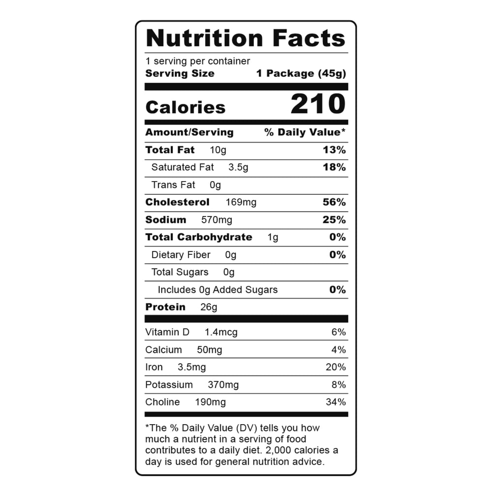 Premium beef and egg ingredients detail from Ovation Foods