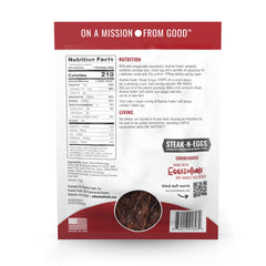 Ovation Foods Steak-N-Eggs Beef Strips bag ready to eat on the go