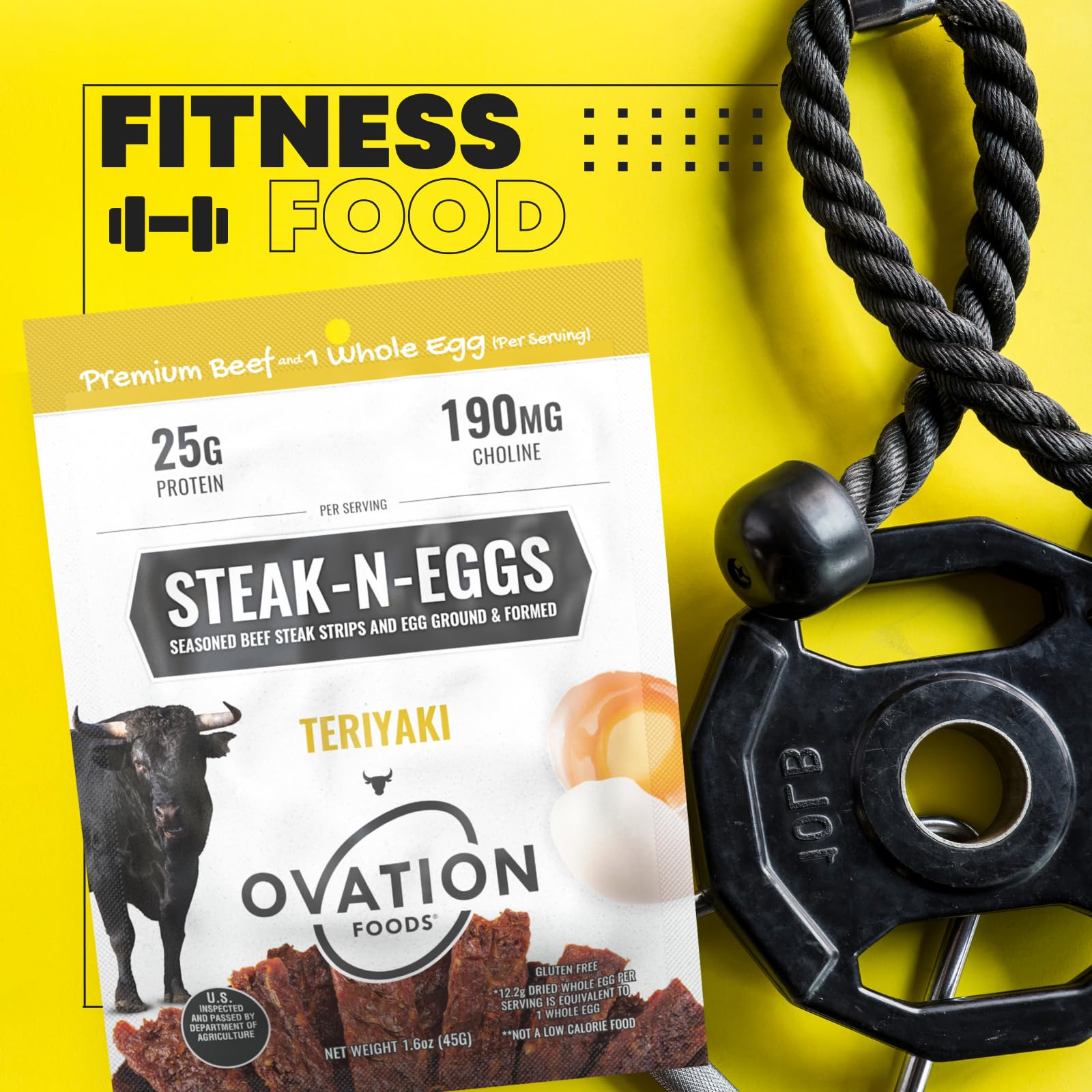 Ovation Foods Teriyaki ingredient-finish shot underscores minimal, recognizable ingredients.