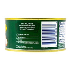 Ox & Palm corned beef onion-served-in-dish suggests versatile, savory meals.