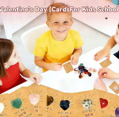 OYB heart crystal embellishments on cards for charming designs
