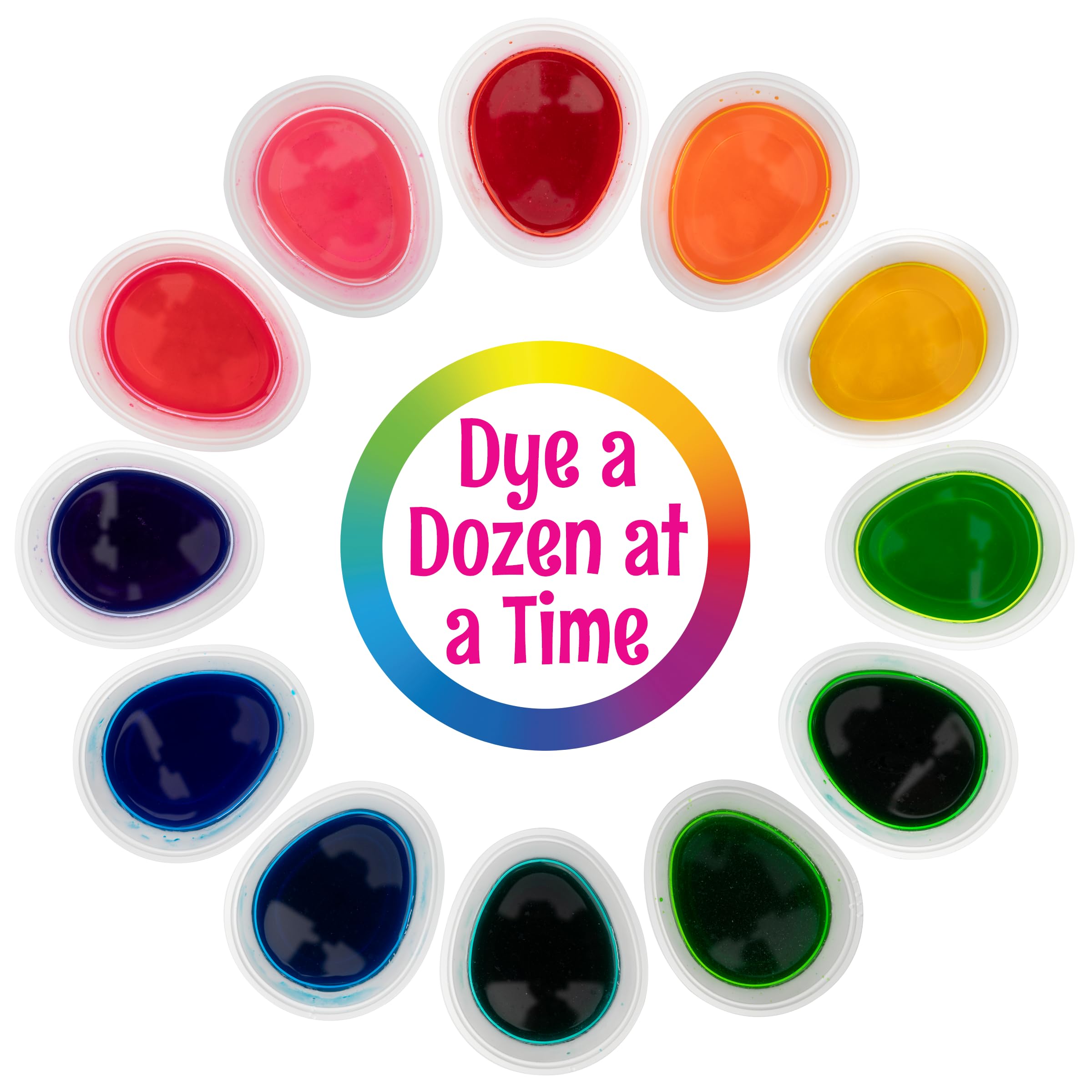 PAAS Megga Color Cups in use showing cups for coloring eggs.