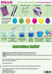 PAAS neon egg dippers coat eggs evenly for bold, consistent color
