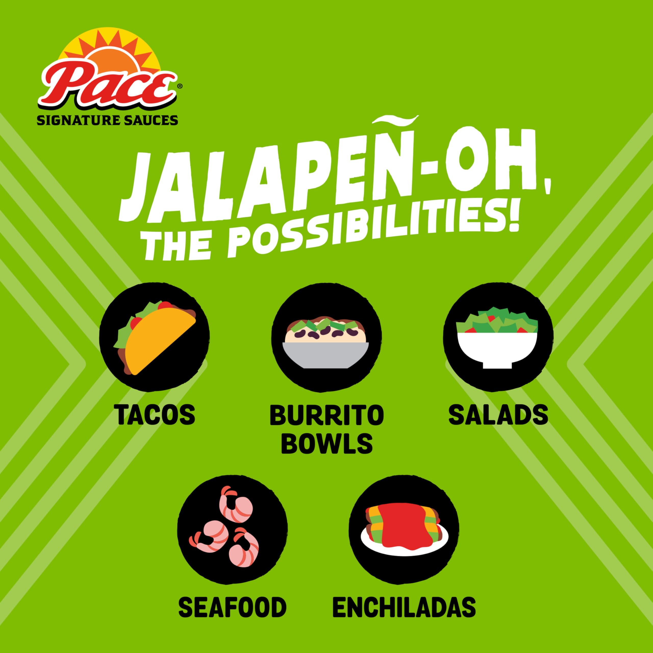 Pace Cilantro Jalapeno Lime Sauce at backyard BBQ for flavor.