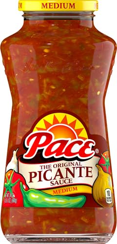 Pace Picante Sauce simmered into enchiladas for depth.