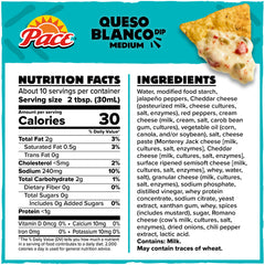 Pace Queso Blanco Dip microwavable bowl heats quickly for easy snacking