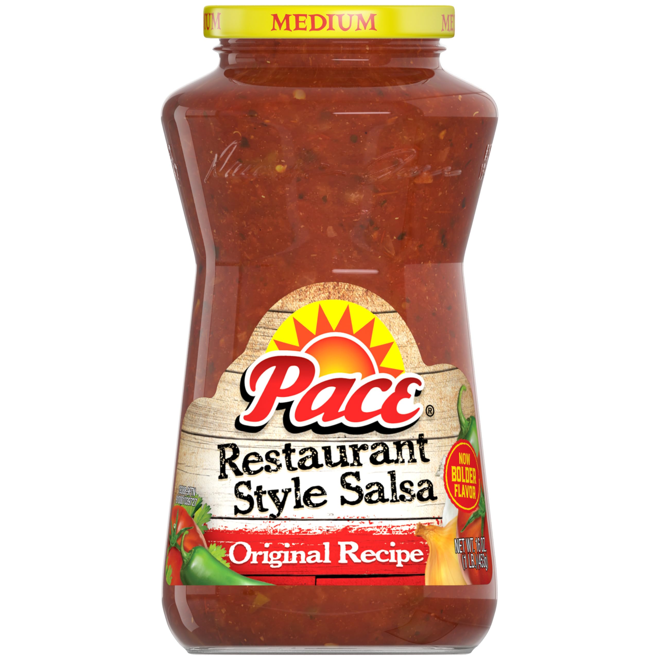 Pace Restaurant Style Salsa jar ready for tacos and chips.