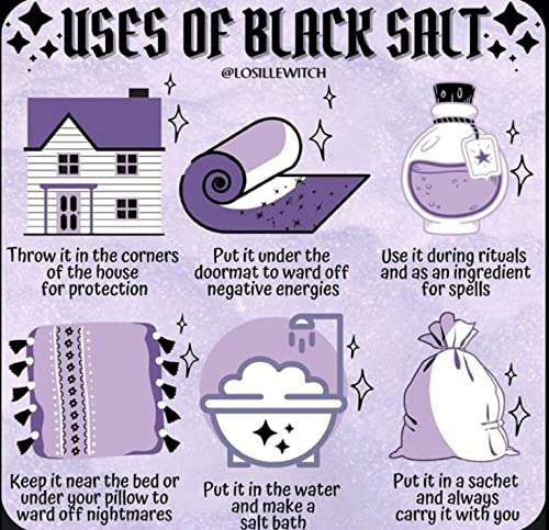Pachamama Essentials black salt ideal for Wicca ritual use.
