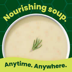 Pacific Foods Cream of Chicken Soup simmering in a pot as an easy base
