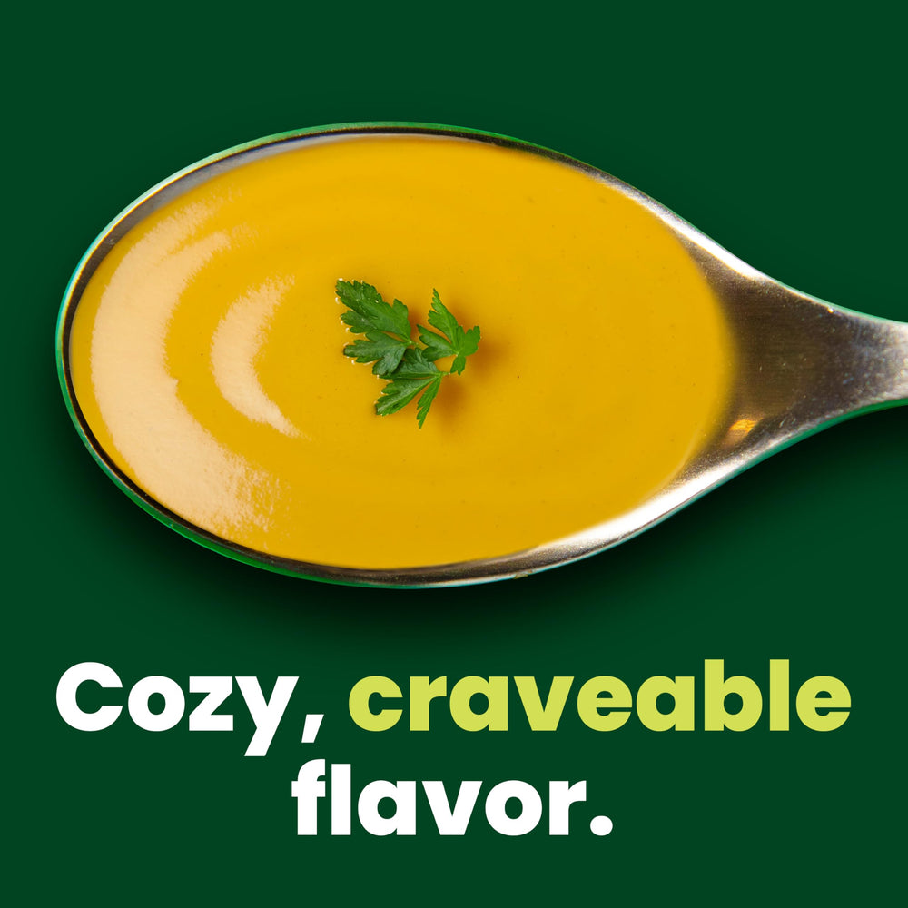 Pacific Foods Organic Butternut Squash Soup cooking steps, pour and heat for a comforting meal.