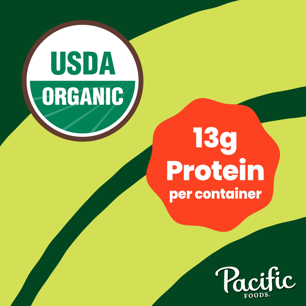Pacific Foods Organic Chicken Noodle Soup recyclable can for easy disposal